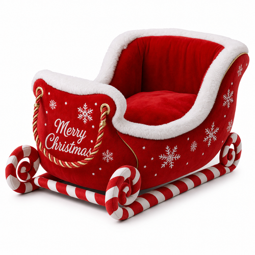 The Sleigh — Santa Sleigh Cat Bed